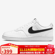 耐克（NIKE）男子運動休閑鞋COURT VISION運動鞋DH2987-101 白黑 40.5 