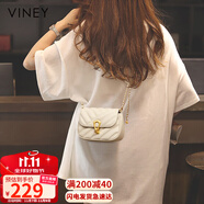 viney包包女包牛皮斜挎手機包洋氣單肩鏈條包生日禮物高級感送女友老婆