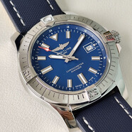 百年靈（BREITLING）【二手99新】百年靈男表 復(fù)仇者系列 自動(dòng)機(jī)械B01機(jī)芯 黃狼夜間任務(wù)黑鳥(niǎo)夜光運(yùn)動(dòng)二手奢侈品正品瑞士名表 A17318101C1X1【43表徑】藍(lán)盤