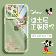 迪士尼（Disney）正版授權(quán)適用蘋果15Promax手機(jī)殼14Pro新款卡通13女款12全包防摔11透明Xsmax情侶iPhone8保護(hù)殼7男 【抹茶綠】秋千米奇米妮迪士尼正版 iPhone_6s_Plus