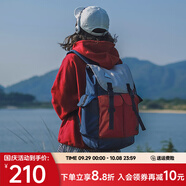 ACROSS雙肩包男女背包大容量電腦包休閑旅行包時(shí)尚背包潮流學(xué)生情侶書包 灰紅藍(lán)
