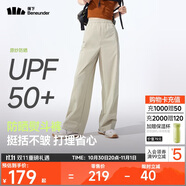 蕉下（beneunder）速干直筒褲女士運動休閑長褲子通勤冰絲防曬褲DS849 25春夏新款