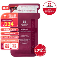 麗得姿（LEADERS） 【韓國進口】美迪歐氨基清潔面膜 10片 美迪歐氨基清潔面膜 10片