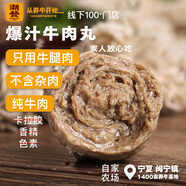 潮發(fā)爆汁牛肉丸潮汕牛筋丸火鍋食材燒烤關(guān)東煮生鮮食材【門店同款】 牛肉丸250g/袋*1+牛筋丸250g/袋】*1（共1斤） 潮汕純牛肉丸【不添加其他肉】