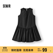 森馬（Semir）連衣裙女防曬背心裙溫柔2025夏蝴蝶結(jié)A字短裙少女感109325114030