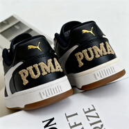 彪馬（PUMA）板鞋男鞋女鞋 秋季新款Caven 2.0運(yùn)動(dòng)鞋耐磨復(fù)古情侶低幫休閑鞋子 黑色-暖白-金色LOGO-主推款 40.5 (內(nèi)長(zhǎng)260mm)