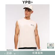 YPB(AF旗下)男裝25秋季新款美式復古運動(dòng)寬松圓領(lǐng)無(wú)袖T恤118-5280 奶油色 XS (170/84A)