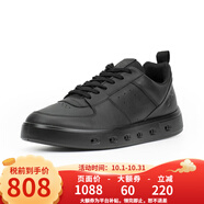 愛(ài)步（ECCO）黃景瑜同款男士 休閑運動(dòng)鞋 街頭720系列 520814 01001-黑色 42