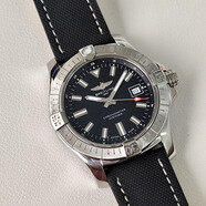 百年靈（BREITLING）【二手99新】百年靈男表 復仇者系列 自動(dòng)機械B01機芯 黃狼夜間任務(wù)黑鳥(niǎo)夜光運動(dòng)二手奢侈品正品瑞士名表 A17318101B1X1【43表徑】黑盤(pán)