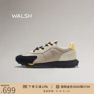 NormanWalsh【李晨/董潔同款】EMD綠寶石系列加厚休閑運(yùn)動(dòng)巴恩風(fēng)復(fù)古慢跑鞋 灰綠/黑色 38 偏小一碼