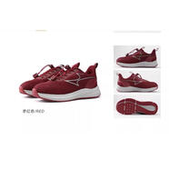 多威防滑運動(dòng)中老年品牌四季休閑適用男女通用中老年多威鞋面健步鞋網(wǎng) 棗紅色8900老人鞋 38