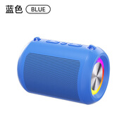藍(lán)悅（LEnRuE）AI智能語音藍(lán)牙音箱低音炮大音量便攜戶外家用無線小音響 818藍(lán)色 無燈款