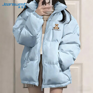 真維斯（Jeanswest）2025年新款冬季立領(lǐng)棉服女韓版小個(gè)子棉衣面包服學(xué)生寬松保暖外套