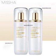 謎尚（MISSHA）水乳套裝水清顏蝸牛修護乳液保濕潔面乳柔膚水洗面奶套裝女補水 柔膚水120ml+乳液120ml