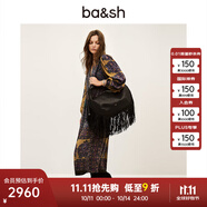 ba&sh2025新款秋季繁花佩斯迷笛連衣裙波西米亞風(fēng)輕熟女連衣裙連身長(zhǎng)裙 CHOCOLAT M 1