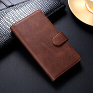 簡(jiǎn)魏 適用華為Mate20手機(jī)殼全包翻蓋式搭扣皮套華為Mate20Pro超薄磨砂皮紋防摔保護(hù)套輕奢商務(wù)男女款 華為Mate20【棕色】搭扣翻蓋皮套