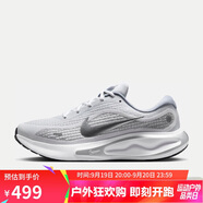 耐克NIKE男跑步鞋JOURNEY RUN運動(dòng)鞋FN0228-104金屬銀/黑44