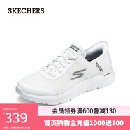 斯凱奇（Skechers）男鞋秋季Slip ins閃穿鞋透氣健步鞋216324 白色/WHT 41