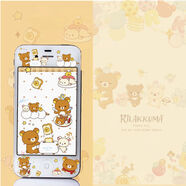 霧無(wú)輕松熊se彩膜蘋(píng)果5s鋼化膜iPhone7Plus前膜卡通6S手機膜全屏高清4 餐廳輕松熊-卡通膜 iPhone6S