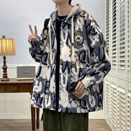 美特斯邦威（Meters Bonwe）春秋款外套男孩14初高中學(xué)生15帥氣棒球服夾克16歲青少年大童男裝 JK007灰色(春秋款)可拆卸帽 品質(zhì)保證 2XL 140-160斤左右