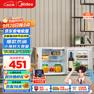 美的（Midea）45升單門迷你小冰箱租房宿舍辦公室家用冷藏小型電冰箱美妝可用節(jié)能安靜運(yùn)行BC-45M【國(guó)家補(bǔ)貼】