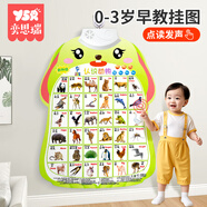 奕思瑞嬰兒有聲早教掛圖識字漢語(yǔ)拼音表數字英文字母看圖識物兒童玩具 認識動(dòng)物【單張】 0-3歲寶寶認知點(diǎn)讀發(fā)聲墻貼
