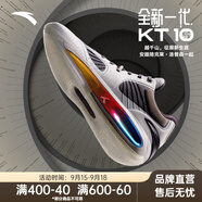 安踏（ANTA）KT10｜籃球鞋男氮科技湯普森實戰(zhàn)訓(xùn)練碳板中幫運動鞋 穿越時間/灰-10 39