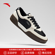 安踏（ANTA）【凱里·歐文同款】Hela TRIBE板鞋籃球文化鞋低幫板鞋 【男款】象牙白/基礎(chǔ)黑-4 39