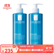 理膚泉（LA ROCHE-POSAY）清痘凈膚舒緩潔面啫喱 兩瓶 400ml