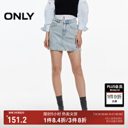 ONLY2025秋季新款復(fù)古洗水修身高腰牛仔裙短裙半身裙女|125137012 J32 210洗水牛仔藍(lán) XL