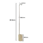 語森憶正掛架服裝店衣帽架落地式掛衣架心衣架女裝店貨架展示架 木墩正掛高180 標配