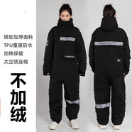 卡悠萊軍大衣俄羅斯棉大衣冬加絨加厚男女俄羅斯防寒服零下度東北重型連 黑色不加絨后腰無拉鏈零度左右 L