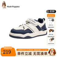 暇步士（Hush Puppies）童鞋男女童秋季新款透氣舒適防滑緩震休閑時(shí)尚輕運(yùn)動(dòng)兒童板鞋 藏藍(lán) 39 【適合腳長(zhǎng)24.4cm】