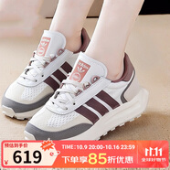 三葉草（Adidas）休閑鞋女 RETROPY E5時(shí)尚緩震舒適透氣運(yùn)動(dòng)休閑鞋 JH7191 36.5