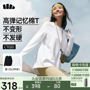 蕉下（beneunder）蕉下女士寬松長袖T恤漫暮黑M+沁柔白M