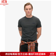 superdry極度干燥/冒險魂經(jīng)典圓領(lǐng)男裝短袖T恤運動休閑春夏1040405000570 Eclipse Navy【25年新款藍(lán)黑】 S