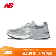 NEW BALANCE NB官方男鞋美產(chǎn)993系列復(fù)古百搭秋冬網(wǎng)面透氣運(yùn)動(dòng)休閑鞋 灰色 MR993GL 43 (腳長(zhǎng)27.5cm)