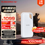 閃迪（SanDisk）2TB Type-c USB3.2 NVMe移動(dòng)固態(tài)硬盤(pán) PSSD E5D京東限定版 1050MB/s 三防保護 手機直連筆記本外接