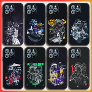 弛毅NBA明星矽膠手機保護殼適用蘋(píng)果16E科比15庫里iPhone14歐文13prom 07拉塞爾-矽膠殼 iPhone16plus