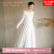 stylish dance奢侈高檔品牌初蟬新中式國風(fēng)原創(chuàng)女裝秋冬新款白色寬松肌理感網(wǎng)紗 杏色(送吊帶) M (現(xiàn)貨)