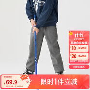 巴拉巴拉童裝兒童褲子男童女童加絨長(zhǎng)褲冬保暖運(yùn)動(dòng)休閑束腳褲208424108217