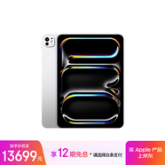 Apple/蘋(píng)果 iPad Pro 11英寸 M4芯片 2024年新款平板電腦(2TB eSIM版/標準玻璃/MVWH3CH/A)銀色