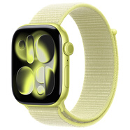 威千圖適用蘋果手表表帶s11表帶apple watch表帶編織iwatch s10表帶男女款ultra3/se3/ultra2/s9/s8/s7/2 【新配色】霓虹黃色 【38/40/41/42mm】