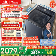 小天鵝（LittleSwan）波輪洗衣機全自動【TB12U2】水魔方防纏繞 超微凈泡 12公斤大容量 純平 家電國家補貼20% 以舊換新
