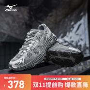 美津濃（MIZUNO）男女跑步運(yùn)動(dòng)鞋 緩震透氣 網(wǎng)面拼接 反光標(biāo)識(shí) RACER S