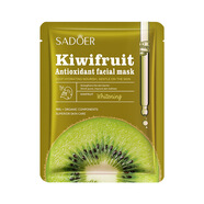全英文綠茶控油花果精華保濕系列面膜保濕Facial mask kiwi 奇異果面膜25g