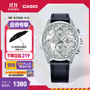 卡西歐（CASIO）EDIFICE EFR-303系列男士手表 時尚防水休閑商務(wù)男士手表 EFR-303BL-7AVUPR經(jīng)典