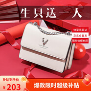 啄木鳥(niǎo)（TUCANO）包包女款2025年牛皮鏈條小方包單肩斜挎包實(shí)用教師節(jié)老師禮物