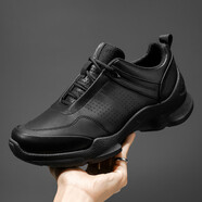 古卡頓（GUKADUN）男鞋新款潮流運動(dòng)鞋輕便舒適跑步鞋子男秋冬季旅游鞋男士休閑波鞋 黑色 42