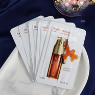 嬌韻詩（CLARINS）10片價 雙萃煥活修護精華露0.9ml小樣黃金雙瓶保濕緊致抗老 10.2片 0.9ml*10片【經(jīng)典款】